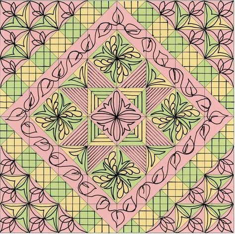 Silhouette Quilts Ideas, Longarm Quilting Tutorials, Top Series, Quilting Stitch Patterns, Walking Foot Quilting, Table Topper Patterns, Free Motion Pattern, Longarm Quilting Designs, Quick Quilt