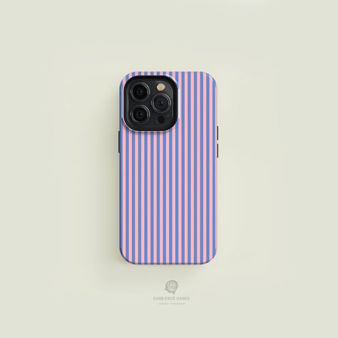 Striped Blue and Pink Tough Phone Case | iPhone 15 14 13 12 11 Pro Max Case, iPhone 15 14 Plus Case, iPhone 13 12 Mini Case, iPhone Cases Protective Phone Case, Iphone 13 Pro Phone Case, Cute Cases Iphone, Iphone 11 Pro Max Case, Iphone 13 Mini Case, Iphone 13 Phone Cases, Iphone 16 Pro Max Case, Iphone 12 Cases, Iphone 15 Pro Case