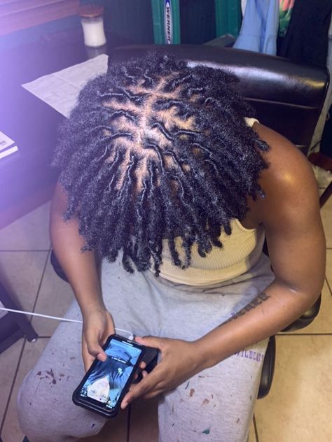 Taper Fade Locs, Starter Locs Men, Starter Locs Two Strand Twist, Two Strand Twist Starter Locs, Mens Twists, Dread Ideas, Dyed Dreads, Twist Hair Men, Mens Twists Hairstyles