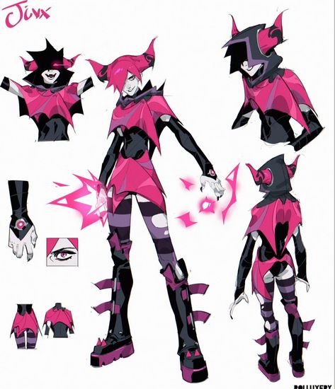 Villain Character Design Ideas, Supervillains Character Design, Jinx Fanart Teen Titans, Superhero Oc Ideas, Evil Scientist Oc, Supervillain Outfit, Super Hero Costume Ideas, Shadow Superhero, Dc Oc Character Design