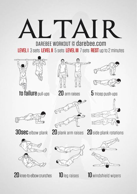 Altair Assassins Creed Workout, Assassins Workout, Warrior Training, Exercises For Men, Superhero Workout, Trening Fitness, Martial Arts Workout, Workout Without Gym, Workout Chart