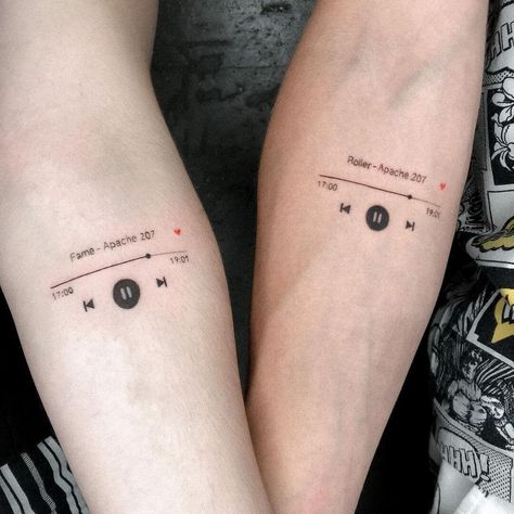 Tato Grunge, Tattoo Ideas Tumblr, Couple Tattoos Unique Meaningful, Best Couple Tattoos, Small Matching Tattoos, Small Couple Tattoos, Cute Couple Tattoos, Couple Tattoos Unique, Relationship Tattoos