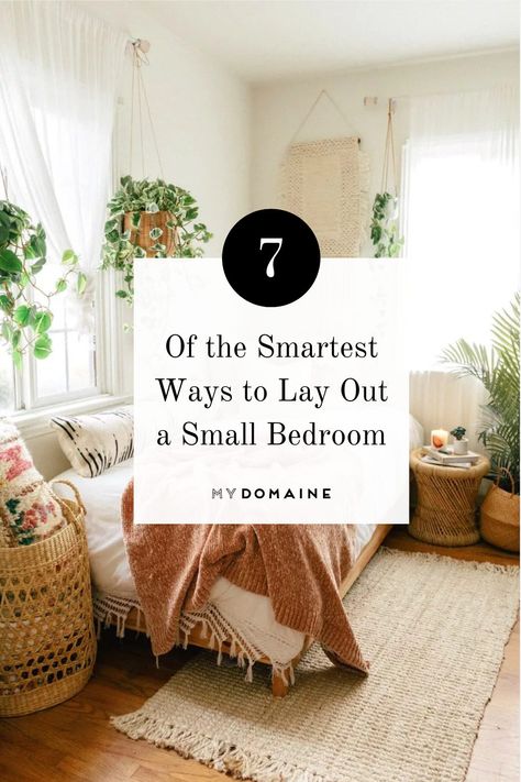 Small Bedroom Layout Ideas, Narrow Bedroom, Simple Bed Designs, Small Bedroom Layout, Bedroom Arrangement, Small Bedroom Decor, Simple Bed, Small Room Design, Tiny Bedroom