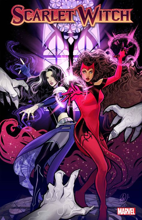 Agatha Harkness Comic Art, Agatha Harkness Outfit, Scarlet Marvel, Scarlet Witch Comic, Agatha Harkness, Scarlet Witch Marvel, Scarlett Witch, Marvel Fan Art, Wanda Maximoff