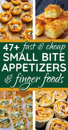 The best crowd-pleasing appetizers and quick party finger foods to make ahead or make last minute – Must make appetizer dishes, easy snacks, finger foods, bite size desserts and sandwiches...  ... less Large Party Finger Foods, Small Foods For Parties, Light Finger Foods For Party, Cheap Healthy Appetizers For Party, Fast Appetizers For A Party, Finger Foods For A Crowd On A Budget, Easy Snacks For Bachelorette Party, Easy Small Bites Party Appetizers, 60th Birthday Party Appetizers