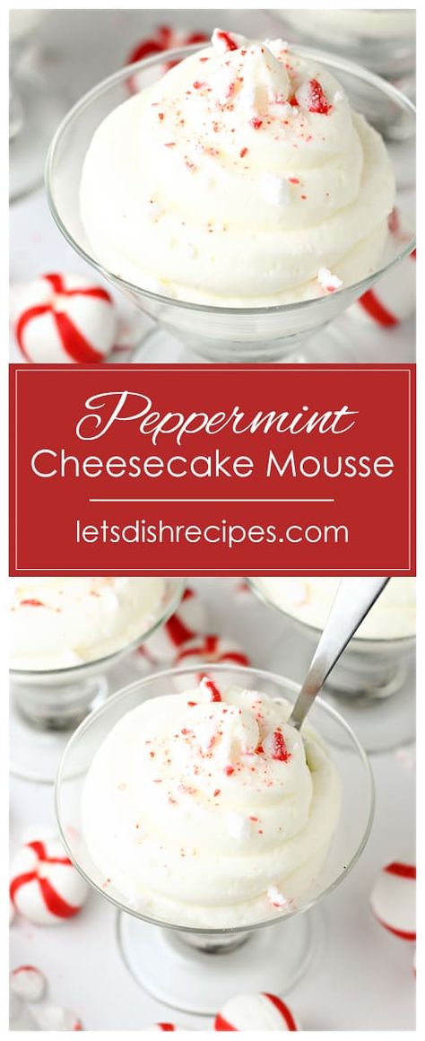 No Bake Peppermint Cheesecake Mousse No Bake Peppermint Cheesecake, Moose Dessert, Chocolate Crumb Crust, Oreo Cookie Butter, Moose Recipes, Cheesecake Mousse Recipe, Mousse Desserts, Hot Fudge Topping, Peppermint Dessert