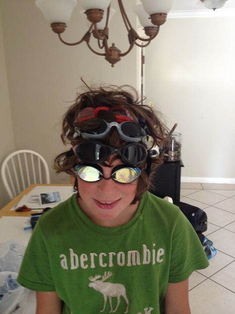 Newest superhero - Goggle boy Crazy Life, Boys Who, Goggles, Carnival Face Paint, Round Sunglasses, Carving, Quick Saves