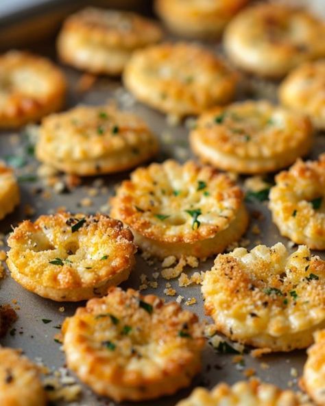 Absolutely delicious! I dashed to the store for two boxes of crackers as soon as I saw this recipe! Oyster Crackers Recipe, Ranch Oyster Crackers, Parmesan Ranch, Crackers Appetizers, Oyster Crackers, Appetizers Easy Finger Food, Best Appetizer Recipes, Snack Mix Recipes, Baked Garlic