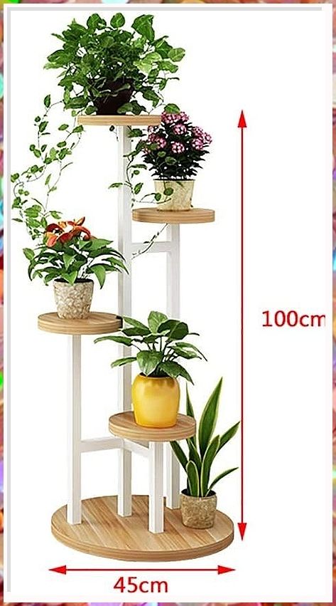 If you're looking for a creative and affordable way to add some color to your home, consider building your own plant stand! This project is easy to do and can be completed in just a few hours. Corner Stand Decor, Wooden Stand For Plants, Indoor Plant Stand Ideas Diy, Pot Stands Outdoor, Diy Tiered Plant Stand, Unique Plant Stands, Indoor Corner Plant Stand, Wooden Plant Stands Indoor, Stand For Plants