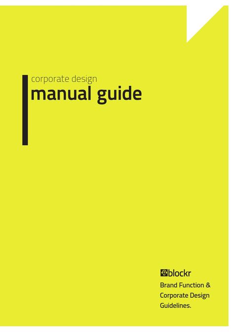 Corporate Design Manual Guide  Download here: http://graphicriver.net/item/corporate-design-manual-guide-din-a4-34-pages/4923120  This Corporate Design Manual is very useful to make professional standards and guidelines for your brand identity and design. You develop Design Manuals for your customers? Don´t waste time with creating the manual – focus on your content and use this design guide book to promote your work in an outstanding way. 28 pages plus front/back cover layout and fully ... User Guide Design Layout, Manual Cover Design, Manual Design Layout, Guide Cover Design, User Manual Design, Brand Manual Design, Guide Book Design, Corporate Design Manual, Brand Standards