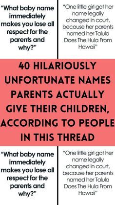 40 Of The Worst Baby Names Given By Parents Worst Baby Names, Kanye West Funny, Grand Wedding, Worst Names, College Fund, Fake People, Sum Up, Viral Trend, Person Name