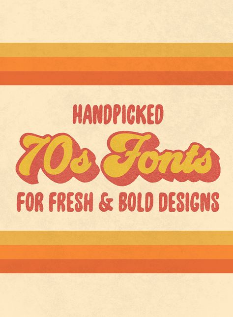 Handpicked 70s Fonts for Fresh & Bold Designs 70s Website Design, Retro Alphabet, Logo Typo, 10 Tattoo, Design Alphabet, Logos Retro, Funky Fonts, Inspiration Logo Design, Retro Graphic Design