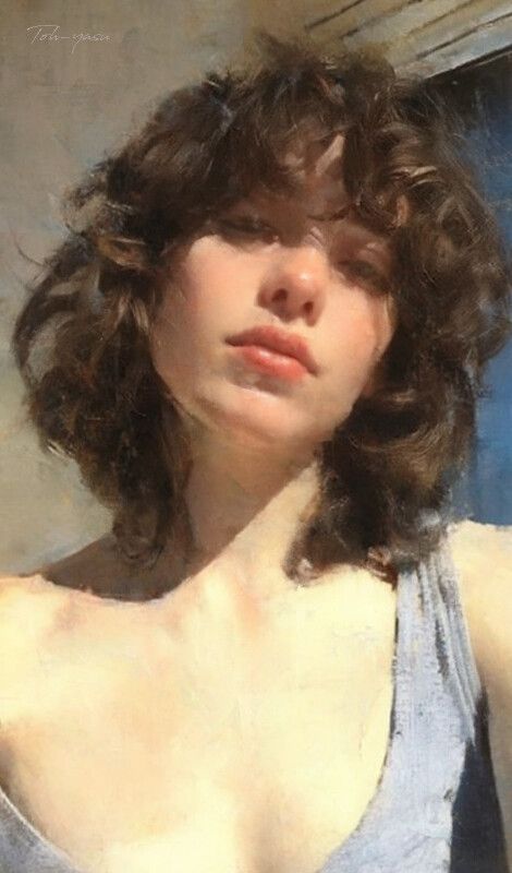 Toh Yasu, Alex Anderson, Free Procreate Brushes, Free Procreate, Portrait Lighting, Contemporary Portrait, Figurative Artwork, Oil Painting Portrait, Oil Portrait