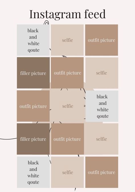 Ig Grid Layout Ideas, Instagram Feed Layout Aesthetic, Instagram Feed Plan, Instagram Feed Organizer, Ig Layout, Instagram Feed Goals, Feed Layout, Instagram Feed Tips, Instagram Design Layout