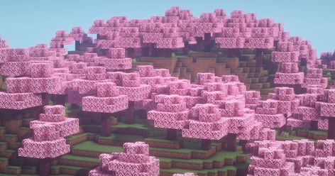 Sakura Tree Minecraft, Trees Minecraft, Minecraft Texture Pack, Sakura Trees, Mods Sims, Sakura Tree, Birch Trees, Minecraft 1, Texture Packs