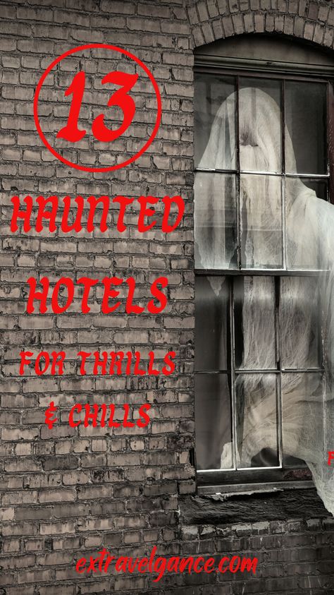 Where will you lay your head this halloween? Consider one of these 13 Best Haunted Hotels! Haunted Hotels, Best Ghost Stories, Haunted Hotel, Ghost Story, Holiday Travel, Travel Guides, Travel Ideas, Night In, Your Head