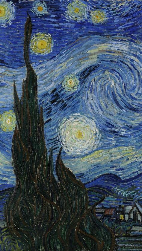 Starry Night Iphone Wallpaper, Night Iphone Wallpaper, Art Prints Bedroom, Art Van Gogh, Prints Bedroom, Home Artwork, The Starry Night, Starry Night Van Gogh, Vincent Van Gogh