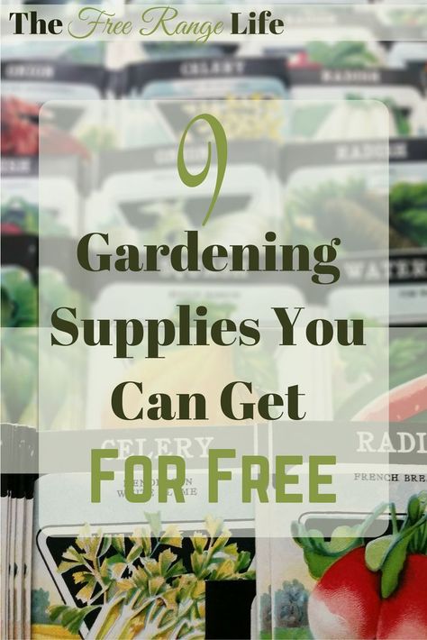 9 Gardening Supplies You Can Get for Free! No more excuses, gardening doesn't have to be expensive. Just grow it! Gardening Supplies, Organic Gardening Tips, Mediterranean Garden Design, Growing Organic Vegetables, No More Excuses, Garden Junk, Mediterranean Garden, Community Gardening, Free Range