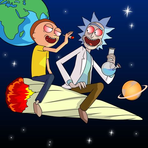 Rick E Morty, Rick And Morty Tattoo, Rick And Morty Image, Rick And Morty Drawing, Rick And Morty Characters, Trippy Cartoon, Rick And Morty Poster, Dope Cartoons, Trippy Iphone Wallpaper