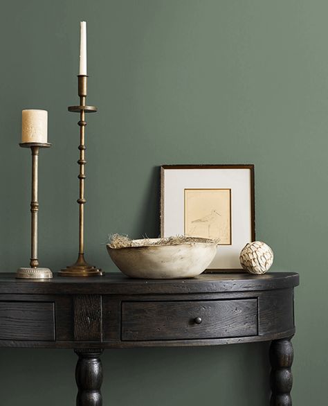 Basil SW 6194 | Green Paint Colors | Sherwin-Williams Sherwin Williams Taiga, Blue Paint Color, Historic Colours, Blue Green Paints, Trending Paint Colors, European Elegance, Bg Design, Neutral Paint Color, Neutral Paint Colors