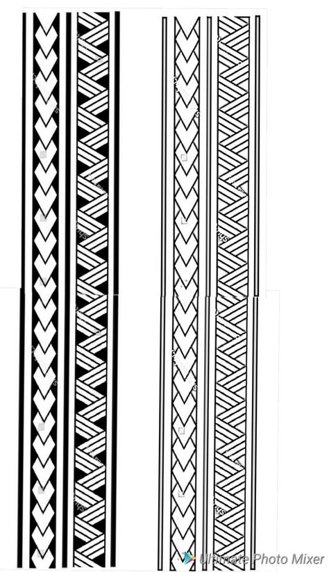 Polynesian Designs Pattern, Polynesian Wrist Tattoo, Maori Band Tattoo Design, Arm Band Tattoo Designs, Maori Tattoo Patterns, Leg Band Tattoos, Simple Compass Tattoo, Tato Maori, Simple Compass