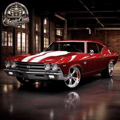 Chevrolet Chevelle 1969, 1969 Chevelle Ss, Auto Racing Art, Chevelle Ss 454, 1969 Chevelle, Old Sports Cars, Classic Muscle Cars, Chevy Chevelle Ss, 3d Sublimation