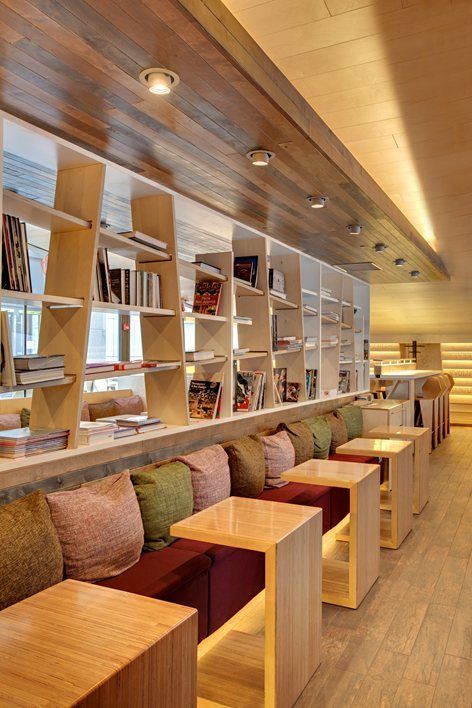 Cafeteria Design, Bookstore Design, Library Cafe, Study Cafe, Bookstore Cafe, Coffee Shop Interior Design, Book Bar, Cafe Shop Design, Coffee Shops Interior