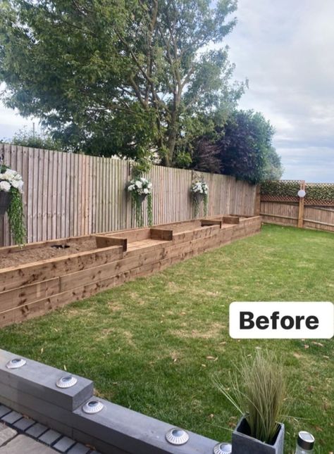 Mrs Hinch shows off stunning garden transformation which is so good it 'took her breath away' Garden Transformation, Narrow Garden, Mrs Hinch, Back Garden Design, Patio Garden Design, Garden Makeover, Patio Furniture Ideas, Fence Landscaping, Outdoor Gardens Design