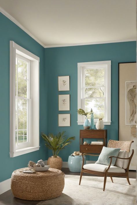 1. #AegeanTeal2024 - Explore the stunning beauty of Aegean Teal in Benjamin Moore's 2024 collection!
2. #TimelessHue - Discover the enduring appeal of Benjamin Moore's Aegean Teal in their 2024 color palette.
3. #DiveIntoColor - Immerse yourself in the rich, luxurious depths of Aegean Teal from Benjamin Moore's 2024 collection.
4. #DiscoverAegeanTeal - Uncover the captivating allure of Aegean Teal in Benjamin Moore's timeless 2024 hue. Aqua Wall Color, Teal Ocean Benjamin Moore, Teal Blue Wall Paint, Living Colour Combination, Teal Interior Paint, Teal Family Room, Light Teal Paint Colors, Aegean Teal Benjamin Moore, Blue Living Rooms Ideas