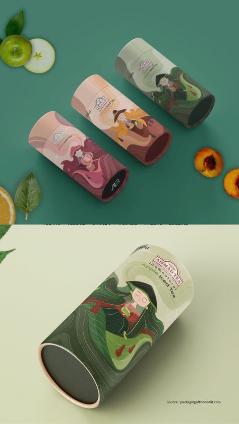 Inspiring tea packaging designs Tea Container Design, Tea Bag Packaging Ideas, Creative Tea Packaging Design, Anime Packaging Design, Nature Inspired Packaging, Cool Tea Packaging, Tea Design Packaging, Medical Poster Design Ideas, Tea Box Packaging Design