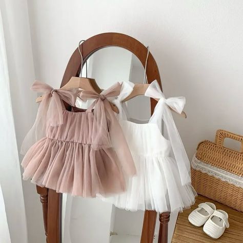 Twirl into elegance with our Baby Girl Mesh Bow Dress 🎀✨ Perfect for making every little moment magical! #BabyFashion #cuteandclassykids Toddler Princess Dress, Girls Tulle Dress, Mesh Bows, Tulle Bows, Bow Dress, Girls Stripes, Dreamy Dress