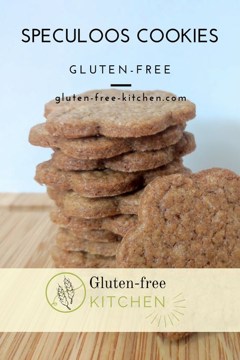 Gluten-free Speculoos Cookies (Dutch Speculaas). Deliciously spiced and gluten-free! Indulge in the irresistible flavors of homemade gluten-free Speculoos cookies! Gluten Free Roll Out Cookies, Gluten Free Speculoos Cookies, Gluten Free Sourdough Cookies, Gluten Free Butter Cookies, Buckwheat Cookies Gluten Free, Easy Gluten Free Christmas Cookies, Windmill Cookies Recipe, Gluten Free Spritz Cookies, Gluten Free Shortbread Cookies