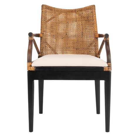 Living Room Chairs | Shop Online at Overstock Brown Accent Chair, White Accent Chair, Brown Armchair, British Colonial Style, Rattan Armchair, White Cushions, Wood Dining Chairs, Dining Room Bar, Furniture Deals