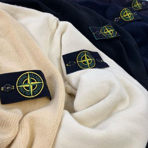 Thrifted.com (@thrifted_com) posted on Instagram: “Get winter ready with our selection of Stone Island knitwear 🐑 Tap to shop!” • Oct 2, 2020 at 8:31am UTC Stone Island Sweater Outfit, Stone Island Патч, Stone Island Knit, Stone Island T Shirt, Stone Island Sweatshirt, Stone Island Clothing, Winter Outfits Men, Stone Island, Clothing And Shoes