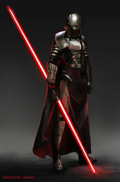 ArtStation - Inquisitor Haazen, Jackie Felix Star Wars Sith Lords, Dessin Game Of Thrones, Star Wars Painting, Sith Empire, Star Wars Character, Star Wars Sith, Star Wars Characters Pictures, Star Wars Concept Art, Star Wars Empire