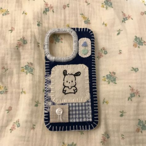 Sewn Phone Case, Fabric Phone Case, Phone Cases Aesthetic, Aesthetic Iphone Case, Crochet Phone Cases, Handmade Phone Case, Pretty Phone Cases, Diy Crafts To Do, Arte Inspo