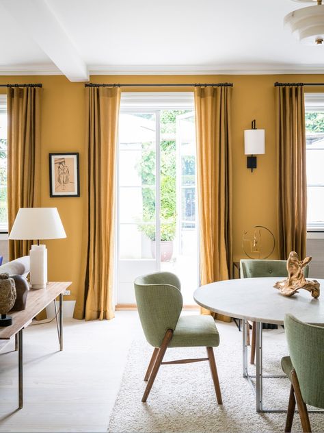 The Nordic Edit: 24 Scandinavian Colors by Farrow & Ball — THE NORDROOM Light Yellow Paint Colors, Mustard Yellow Paint Colors, Light Yellow Paint, Scandinavian Colors, Restful Bedrooms, Yellow Paint Colors, Yellow Colour Scheme, Scandi Home, Scandinavian Color