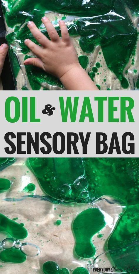 Try this mess free sensory play idea- make your own oil and water sensory bag! Great activity for babies! Oil And Water Sensory Bag, Homemade Sensory, Uppfostra Barn, Sensory Bag, Sensory Bags, Baby Sensory Play, Sensory Crafts, Sensory Activities Toddlers, Baby Play Activities