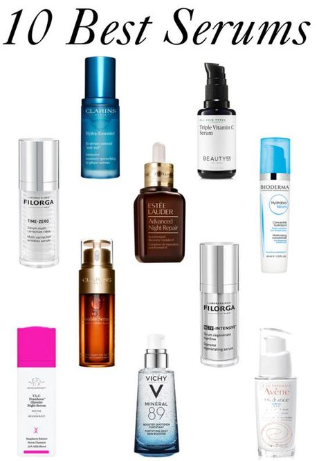 Best Skin Care Serums, Best Serums For Aging Skin, Types Of Serums For Face, Best Face Serum Anti Aging, Best Face Serum For Dry Skin, Best Drugstore Serum, Best Facial Serum, Best Retinol Serum, Best Anti Aging Skin Products