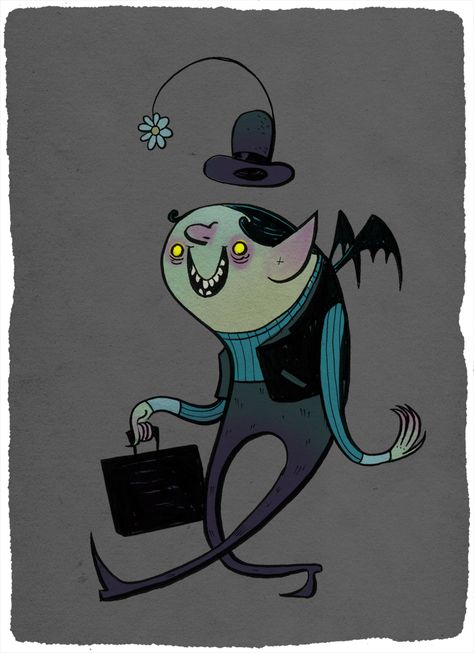 Scott Gwynn Scott Gwynn, Gothic Illustration, Cartoon Graphics, Monster Illustration, Dark Arts, Cartoon Monsters, Character Designer, Top Hats, Doll Art