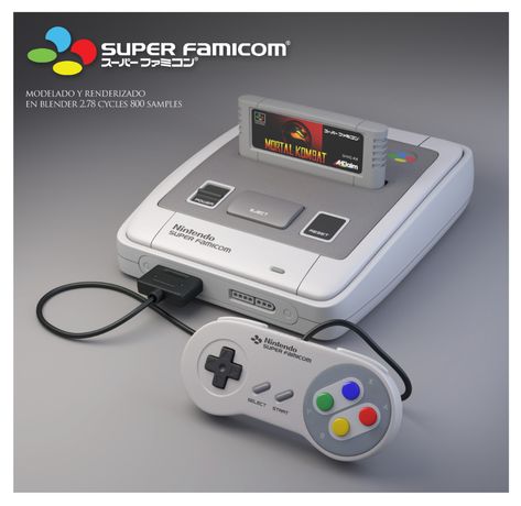 Classic Consoles, 90s Games, Homecoming Outfits For Guys, Super Nintendo Games, Retro Games Room, Nintendo Controller, 3d Blender, Retro Gaming Art, Nintendo Sega