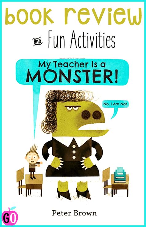 My Teacher is a Monster! Monster Activities, Monster Book, Monster Hands, Monster Pictures, First Grade Lessons, Smart Class, Bad Teacher, Book Reviews For Kids, Monster Book Of Monsters