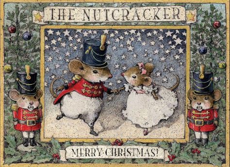 The Nutcracker 💫 Artist: @weeforestfolk and Will Petersen ❤️ #weeforestfolk #willypetersen #nutcracker #whimsical #whimsicalart… | Instagram Nutcracker Ideas, Wee Forest Folk, Christmas Note Cards, 동화 삽화, Christmas Note, Halloween Parade, Marjolein Bastin, Illustration Photo, The Nutcracker