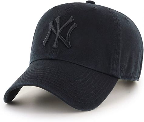 Yankees Baseball Cap, Yankees Hat, Yankees Logo, Best Caps, Ny Yankees, Black Cap, 47 Brand, Major League Baseball, Baseball Caps