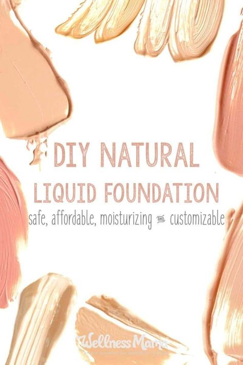 Homemade Foundation, Makeup Recipes, Skin Care Routine For 20s, Wellness Mama, Natural Foundation, Wrinkle Cream, Witch Hazel, Homemade Skin Care, Homemade Beauty Products