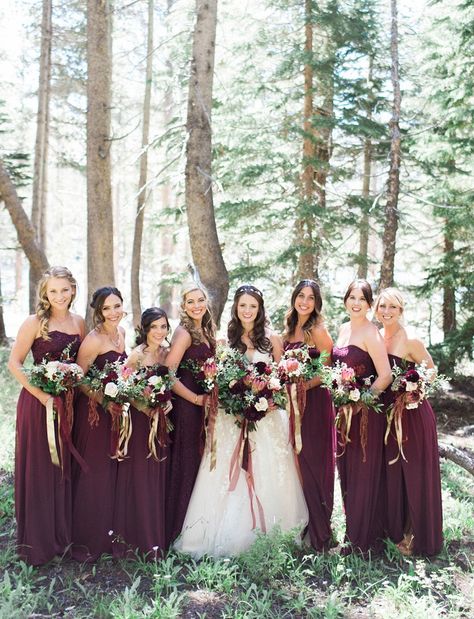 Perfect for my bridesmaids #rebeccaingramcontest #fijiairways #yasawaislandresort Maroon Bridesmaid, Pink Wedding Gowns, Davids Bridal Bridesmaid, Fall Bridesmaids, Davids Bridal Bridesmaid Dresses, Maroon Wedding, Fall Bridesmaid Dresses, Burgundy Bridesmaid, Wedding Color Inspiration