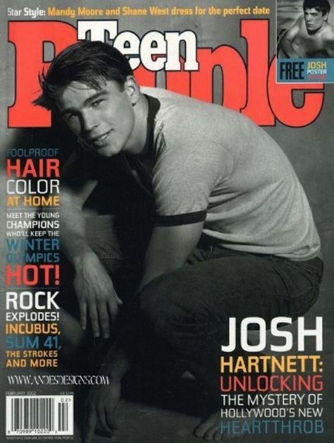 February 2002: I was so in love with Josh Hartnett | 13 Riveting Teen People Covers That Immortalized 2002 Josh Hartnett Pearl Harbor, Shane West, Josh Hartnett, Drew Scott, Mandy Moore, Diy Magazine, Incubus, Pearl Harbor, People Magazine