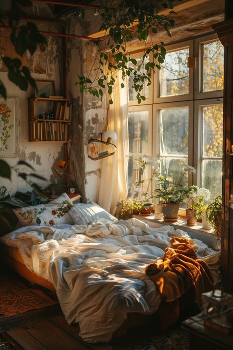 Dive into a collection of enchanting cottagecore bedroom inspirations that bring the charm of the countryside into your home. Transform your space into a cozy retreat. 🌸🏡 Cottagecore Home Design, Cosy Room Inspiration, Cottagecore Aesthetic House Interior Bedroom, Cottage Homes Interior Bedrooms, Cozy Cottagecore Bedroom Aesthetic, Cottage Core Aesthetic Room Ideas, Cottage House Bedroom, Nice Bedroom, Beds Aesthetic