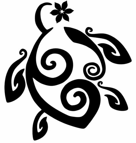 Turtle Stencil, Hawaiian Turtle, Turtle Tattoo Hawaiian, Henna Turtle, Henna Turtle Design, Turtle Henna Tattoo Simple, Beach Svg Free Cricut, Turtle Vector, Trible Tattoo Design Turtle