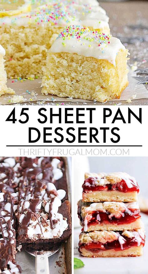 Sheet Pan Dessert Recipes, Sheet Pan Dessert, Sheet Pan Desserts, Traditional Apple Pie Recipe, Pan Desserts, Easy Dessert Bars, Romantic Desserts, Dessert Bar Recipe, Slow Cooker Desserts